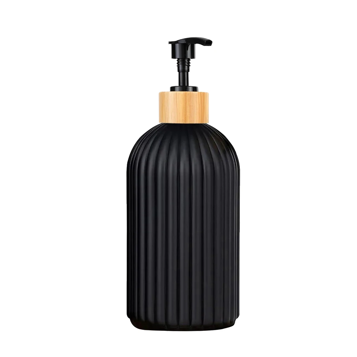 Elegant Bathroom Toiletry Set with Soap Dispenser, Toothbrush Holder & Cotton Ball Jar Decor