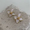 54115-811278.jpg Fashion Korean Women Retro Drip Glaze Red Flower Earrings Women for Delicate Earrings Luxury Couple Engagement Jewelry Gift