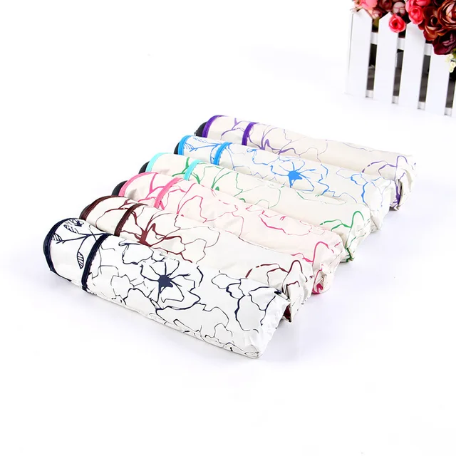 Uv-Ellenes, Összecsukható Esernyő Napsütéses Hölgyek Fényvédő Vinil Parasol Szélálló Ultra Könnyű Uv Védelem - Image 5