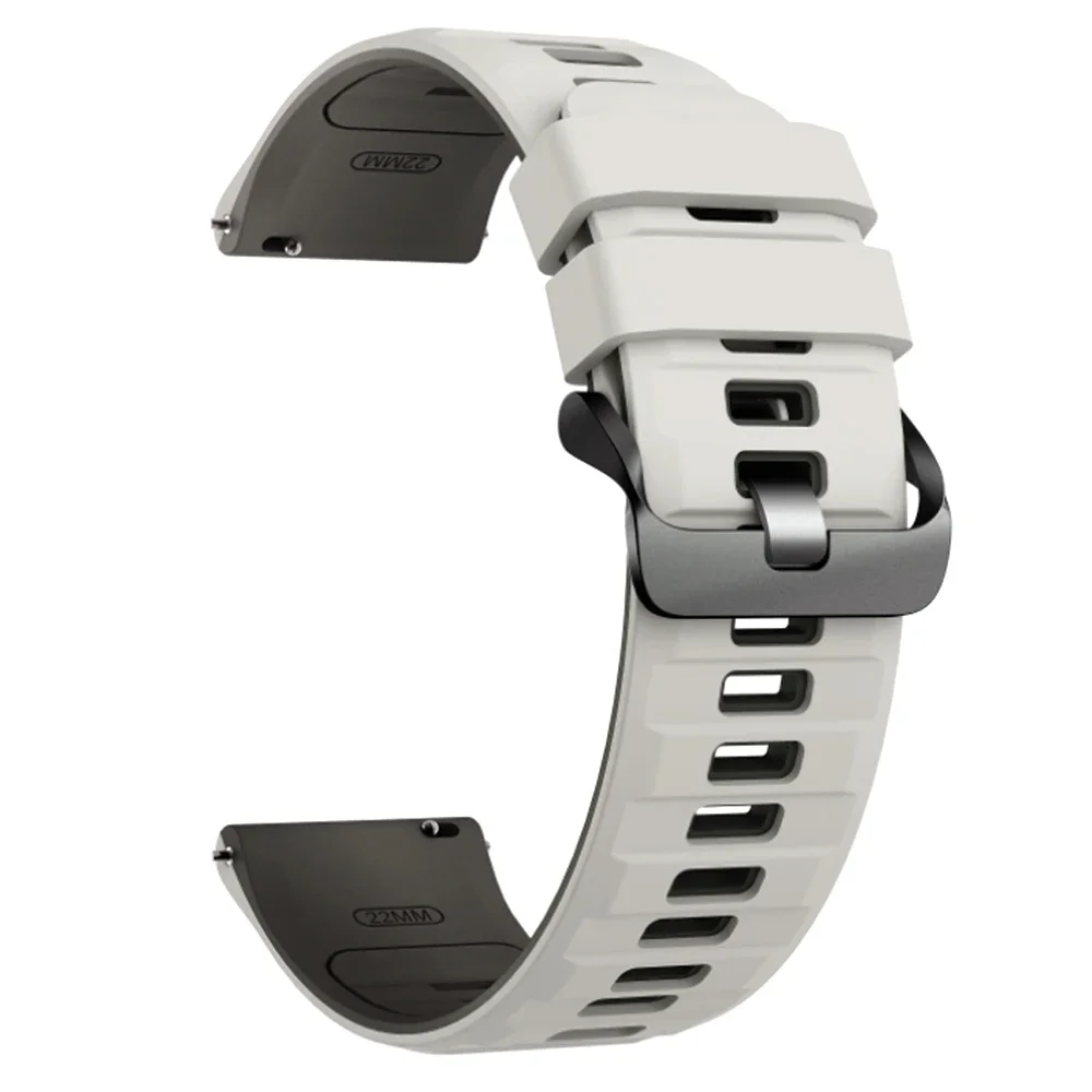 Silicone Sport Strap 22mm Watch Band - Smartwatch Accessories