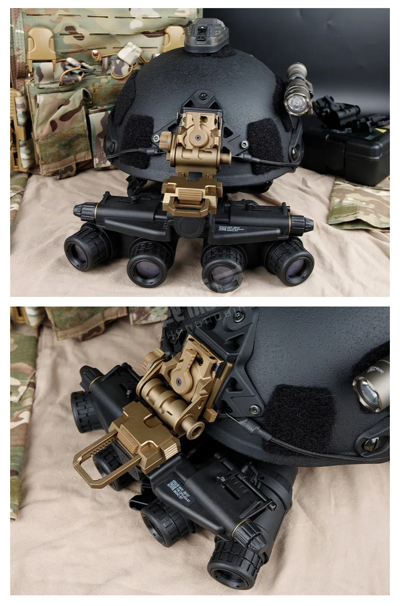 Erweiterte Version Helm Metall L4G24 NVG Halterung Halter Adapter für PVS15 PVS18 GPNVG18 Nachtsichtbrille Zubehör – Detail 8