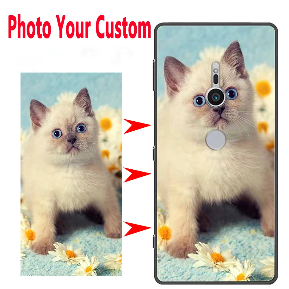 Custodie In Silicone Personalizzate Fai-Da-Te Per Sony Xperia Xz1 Xz2 Compact Xz3 Xz4 X 10 1 5 Ii Iii L3 L2 Xz X L4 L3 L2 Custodia Sony Xperia Pro-I