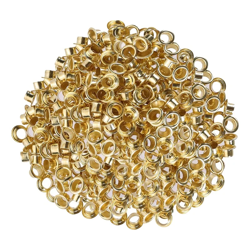 A81M New Grommet Tool Kit Grommet & Washer Kit 500Pcs, 2 Grommets Kit, Suitable For Leather Bags Banner