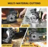 Cordless Mini Circular Saw Compatible with Dewalt 18V 20V Battery Cutting Depth 1-2/11'',Laser Guide for Wood, Plastic(TOOL ONLY 5