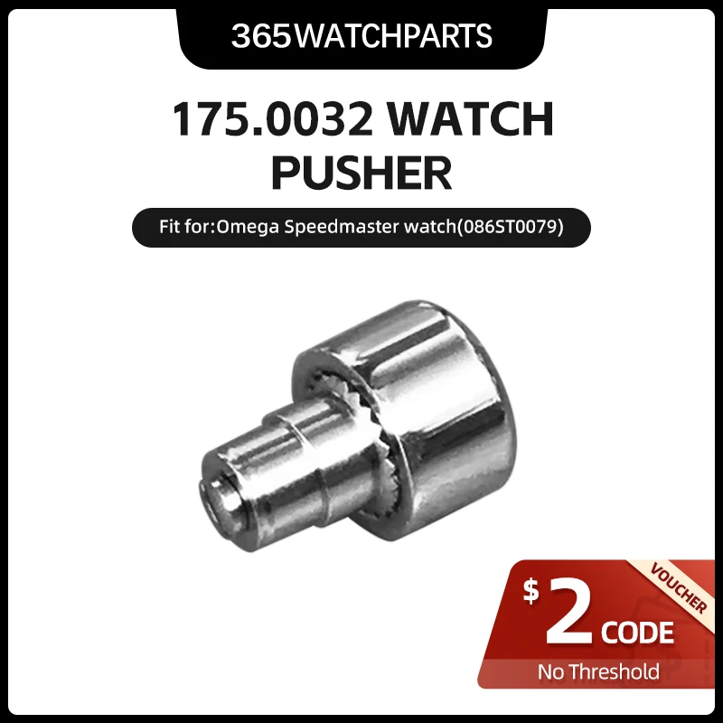 175.0032 Orologio Pulsante In Acciaio Per Orologio Cronografo Omg Omega Speedmaster 39-40Mm 175.0083 375.0083