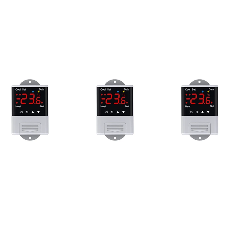 ワイヤレス温度コントローラー3xac110-220v-dtc1201ncデジタルディスプレイ家庭用アプリケーション制御