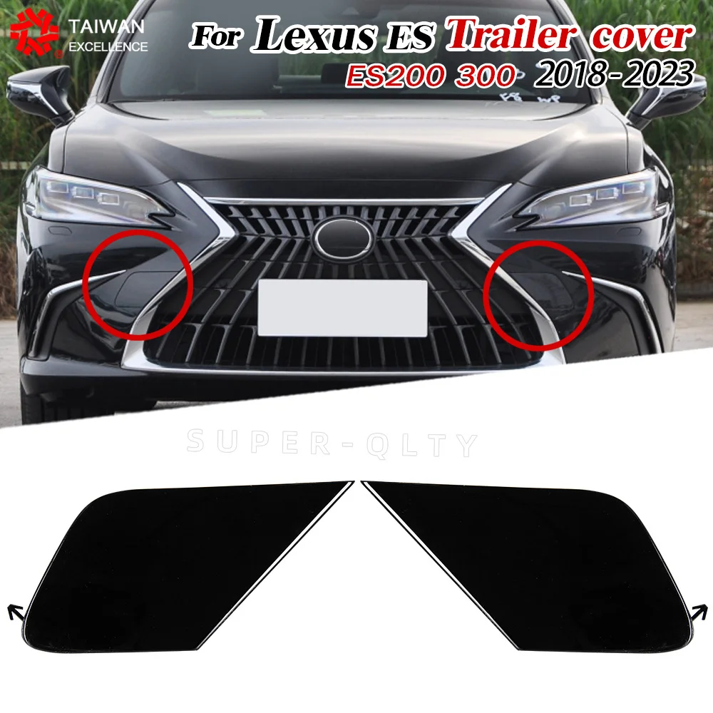 

Крышка прицепа для Lexus ES200 ES260 ES300H 2018- 2023, крышка переднего бампера прицепа, крышка с крючком