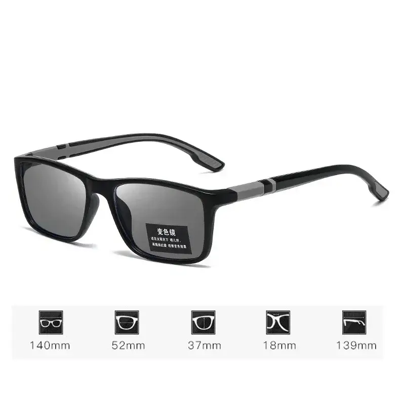 Photochromic Anti Blue Light Outdoor Sports Cycling Ultra Light High-definition Color Changing Myopia Glasses 0 -0.5 -0.75 -1.25 - Image 6