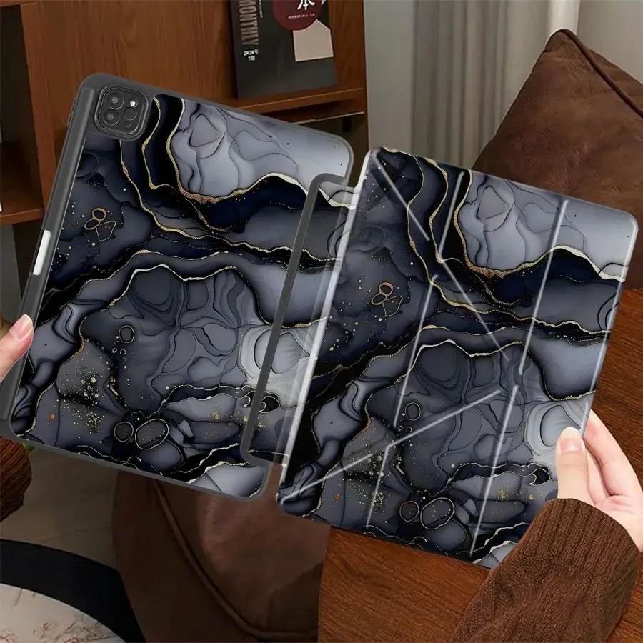 Marble Tablet Case with Holder - Universal Fit