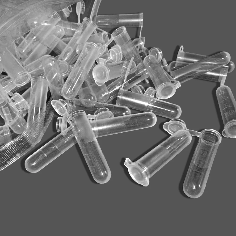 300Pcs/Bag 5ml Centrifuge Test Tube Centrifuge Tube with Cover Bottle for Saving Goods 5ml Test Tubes plastic test tubes centrifuge tube