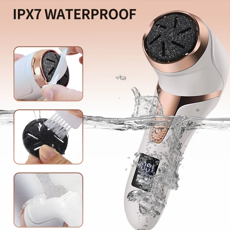 Electric Pedicure Sander Tools Foot Care File Heels Remove Hard Cracked Dead Skin Callus Remover LCD Feet Clean Care Machine electric foot grinder electric foot file electric foot callus remover