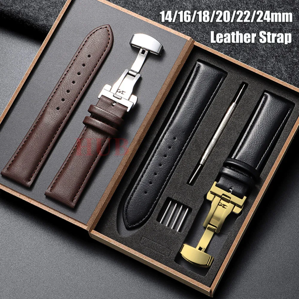 Genuine Leather Watchband Image 2