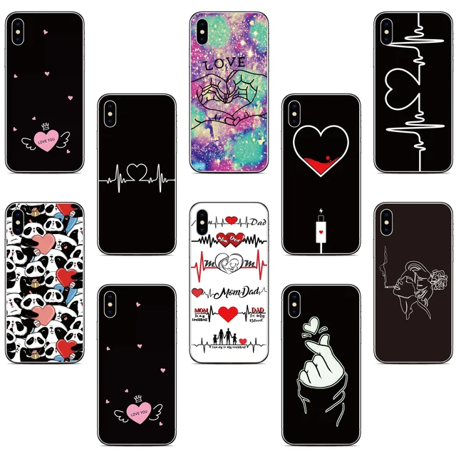 Love Heart Phone Case For ZTE Blade A52 A72 4G A71 A51 A31 A7P V40 V30 Vita L9 Axon 30 40 SE Red Magic 7 7S Ultra Z40 Pro Cover