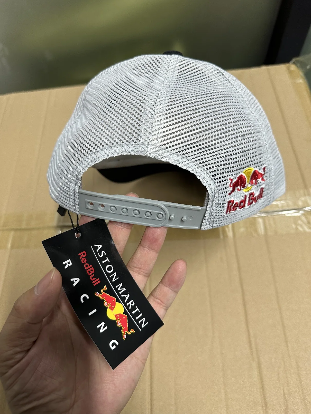 Red Bull Baseball cap Mesh Hat Embroidered Men's and Women's Outdoor Multi functional Racing 4 Colors