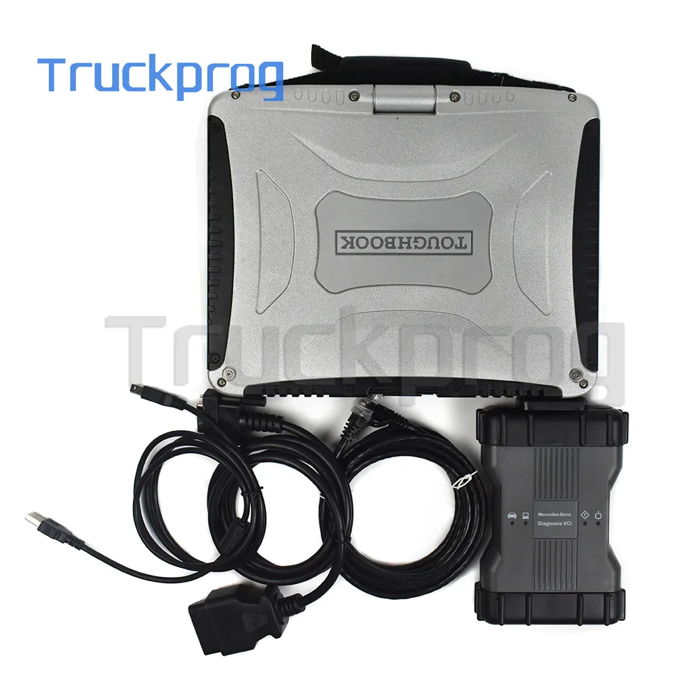 

Toughbook CF19 LAPTOP+for Benz C6 MB STAR Diagnostic Tool SD Connect PK C4 C5 with Xentry DAS WIS EPC for Car ECU Scanner