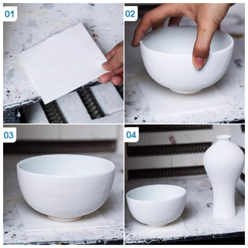 5pcs Pottery Firing Anti-stick Mat Prevent Glaze Sticking Shed Board Kiln Special Pottery Tools
