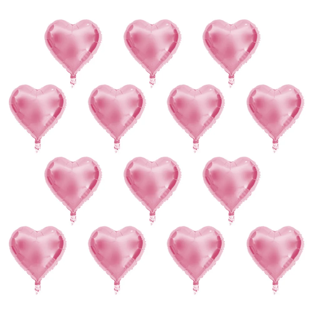 

10Pcs 10" Heart Shape Aluminum Foil Balloons Valentine's Day Gift Wedding Birthday Party DIY Decoration