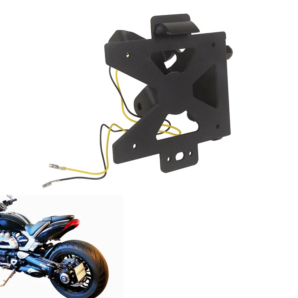 Supporto Targa Per Montaggio Laterale Moto Per Triumph Rocket 3 R-Gt 2019 2020 2021 2022 2023