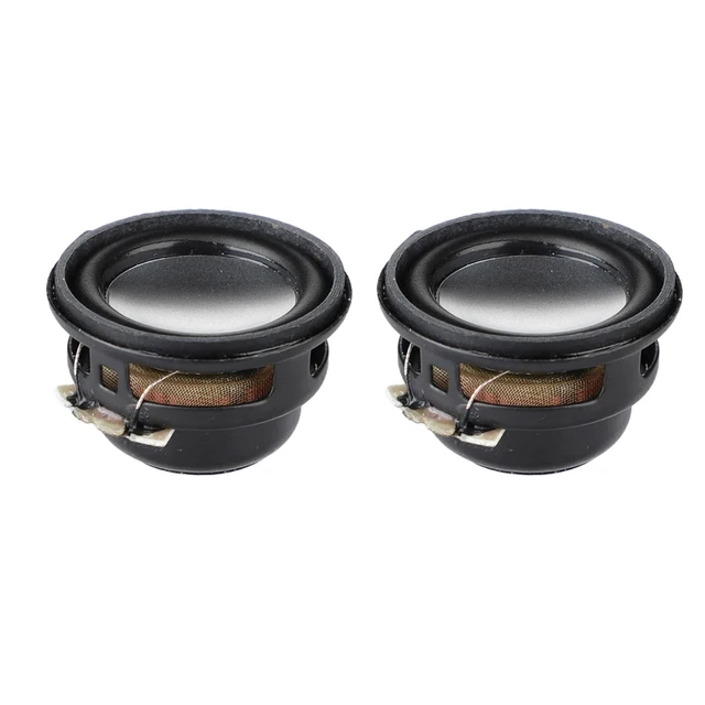 2pcs Mini Audio Speakers 27MM 4 Ohm 3W Bass Multimedia Portable Sound Speakers Audio Woofer Home Theater Loudspeaker