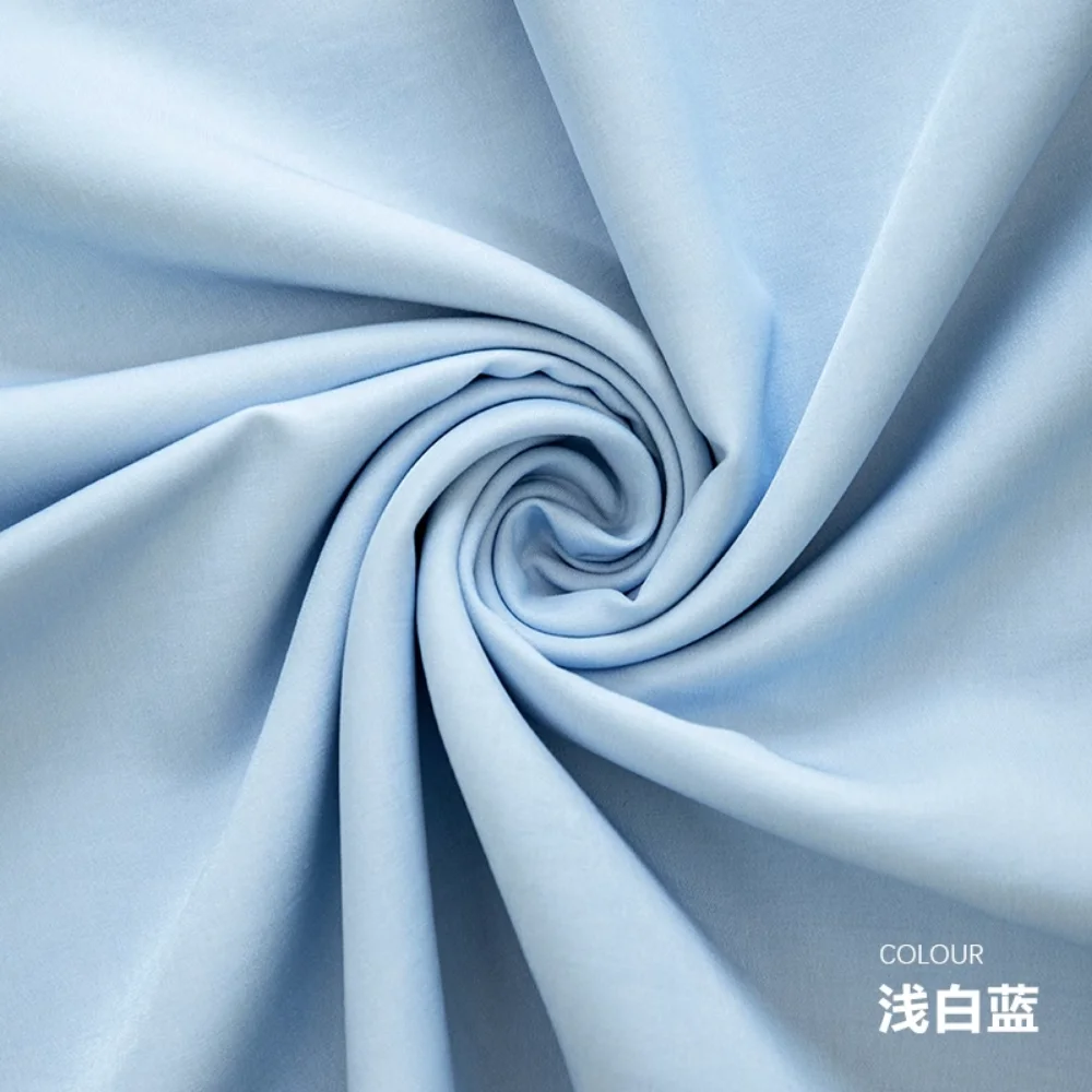 Washed Denim Clothing Fabric Imitation Anti Mosquito Pants Shirtdress Summer Thin Cotton Fabric Denim Stof Pastoral Style