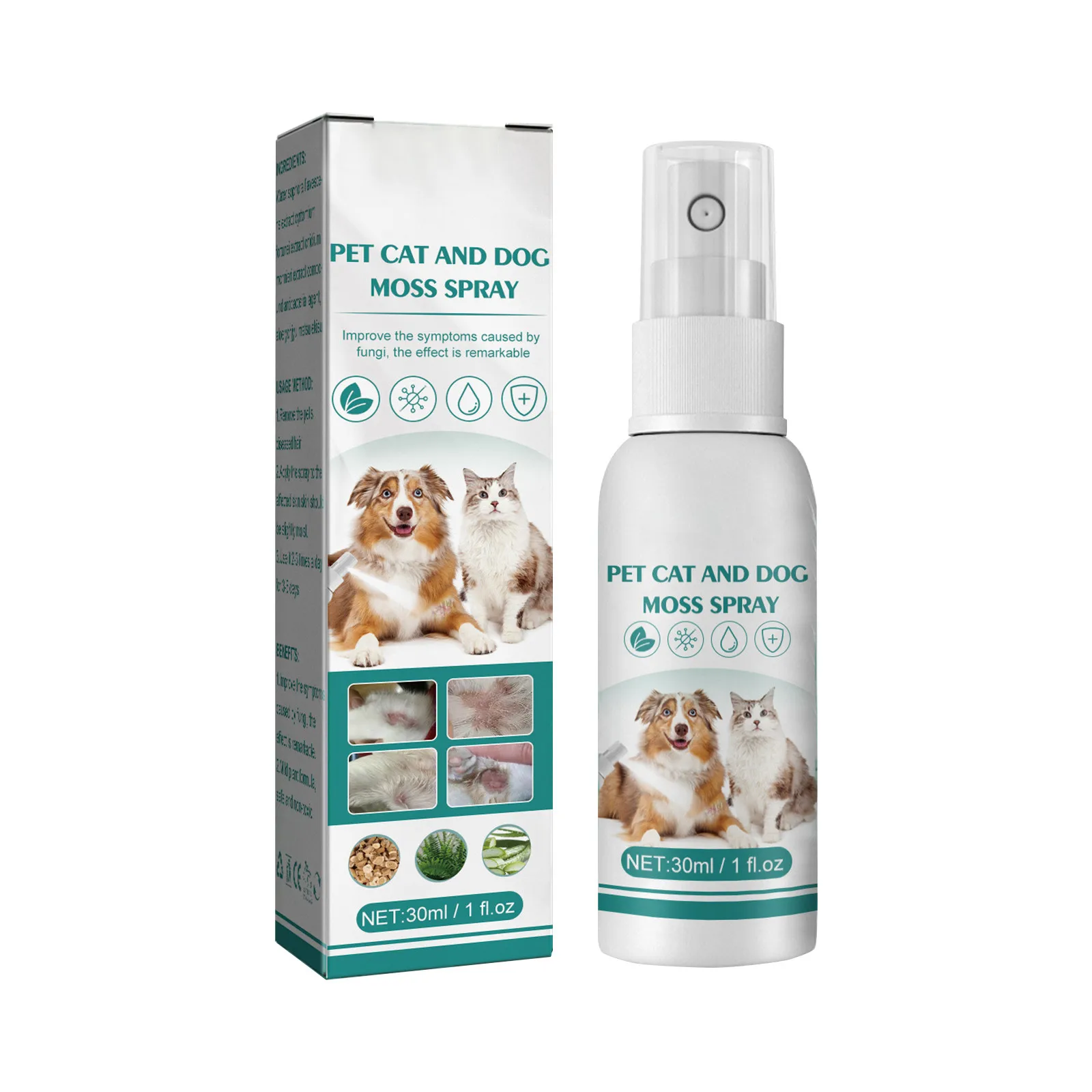 30ml Pets Anti-Itch Relief Spray Skin Care For Dogs Cat Itchy Sensitive