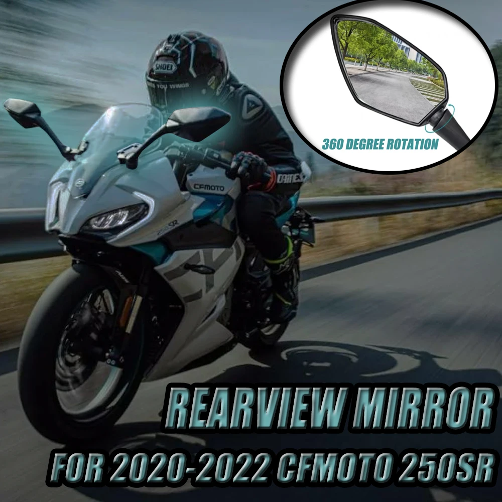 

Motorcycle Rearview Mirror Mmotorcycle Side View Mirror Clear View Universal Suitable For CFMOTO CF 250SR SR SR250 2020-2022