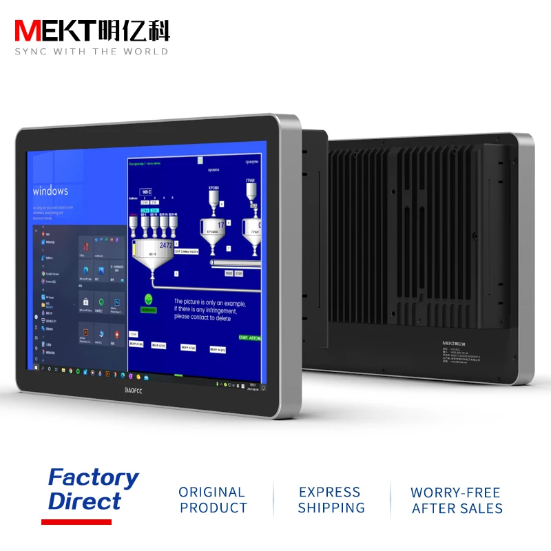 Pannello Frontale Ip65 Impermeabile Touch Screen Industriale Da 13.3 Pollici All-In-One Smart Terminal Query Touch Tablet Pc Integrato 1080 Mekt