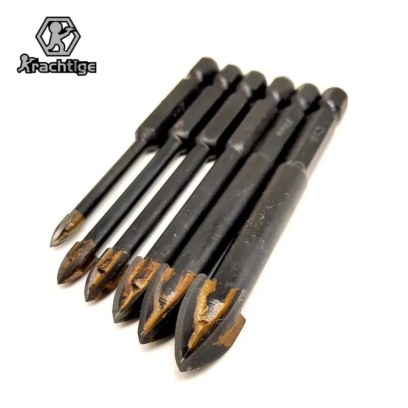 

Glass Cross Spear Head Drill Bits Alloy Carbide Point