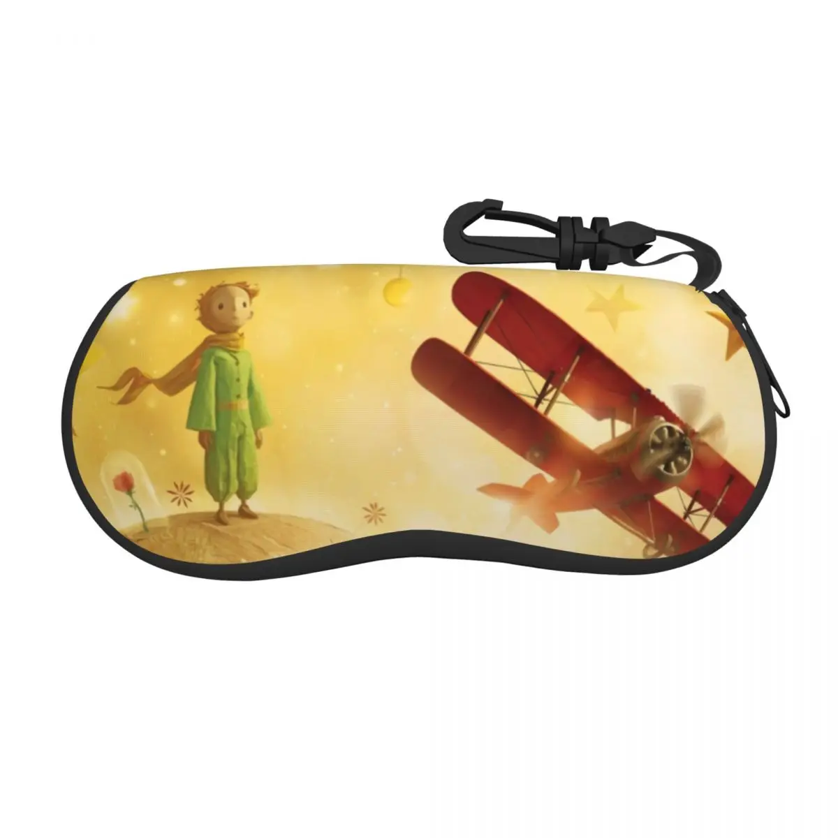 

The Little Prince Literary Fiction Sunglasses Case Neoprene Zipper France Fairy Tale Shell Eyeglass Case Custom Protective Box