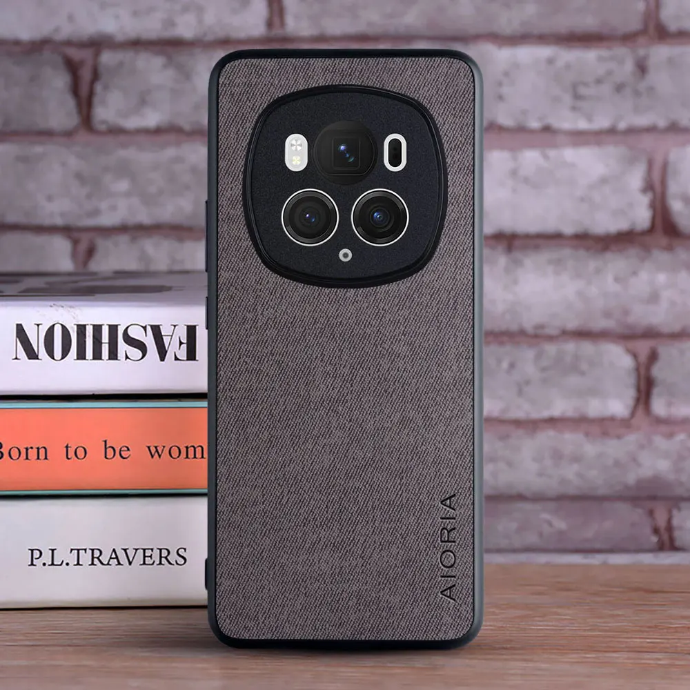 Luxury Textile Leather Skin Soft Phone Case Cover