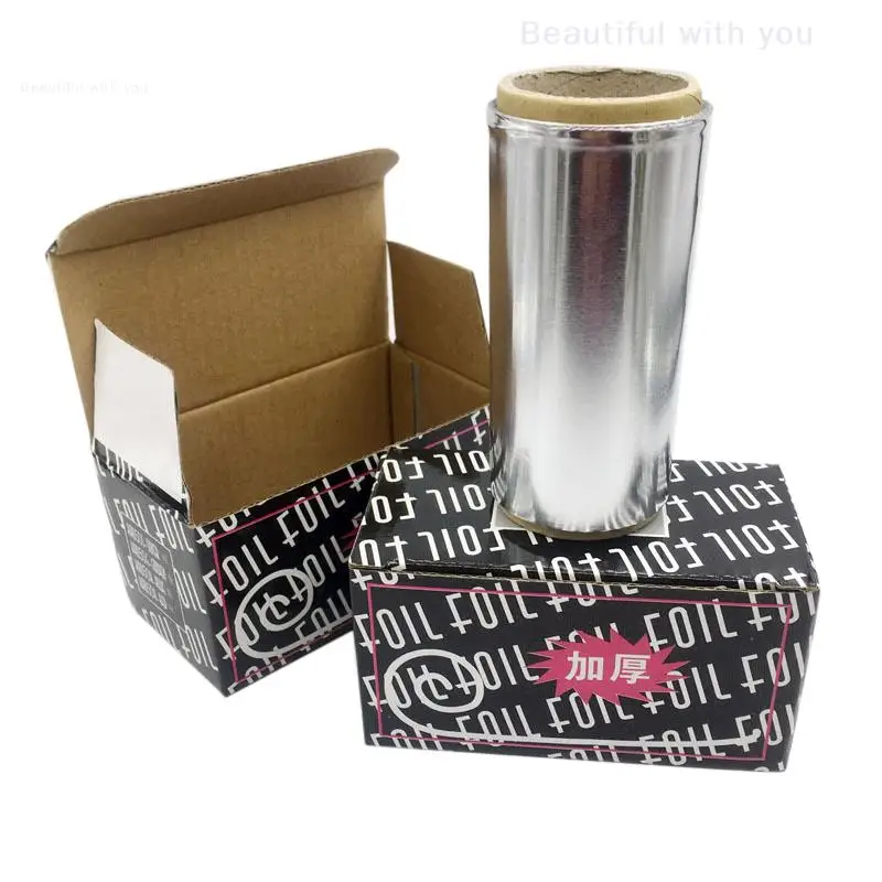 1PCS 3/6/8M 슈퍼 긴 두꺼운 파마 알루미늄 호일 종이 얼룩 미용 용품