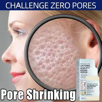 Lactobionic Acid Pore Shrinking Serum Repairing Tightening Face Serum Moisturizing Oil Control Skin Care Korean Cosmetic