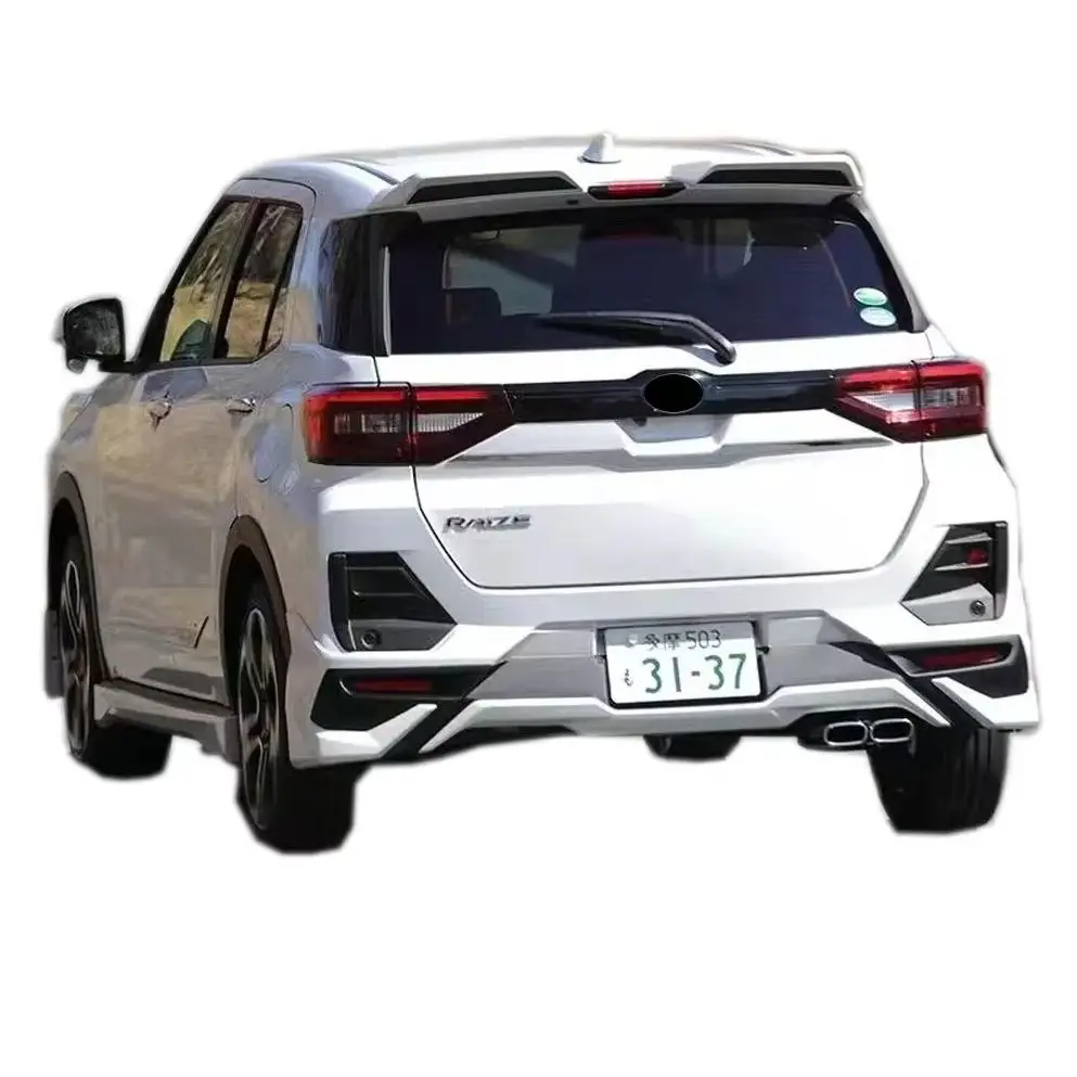 car bodykit for-Raize front lip rear lip side skirts car bumper for Raize plastic material customcustom