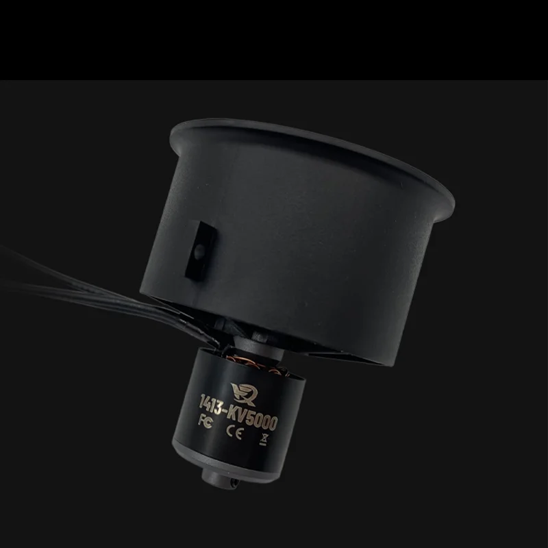 EDF Ducted Fan 40mm 12 Blade for Jet Aircraft with 4S 1413-kv5000 External Brushless Motor edf ducted fan