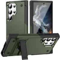 Shockproof Armor Protective Cover With Stand Phone Case For Samsung S24 S23 S22 S21 S20 Plus Ultra FE S10 1