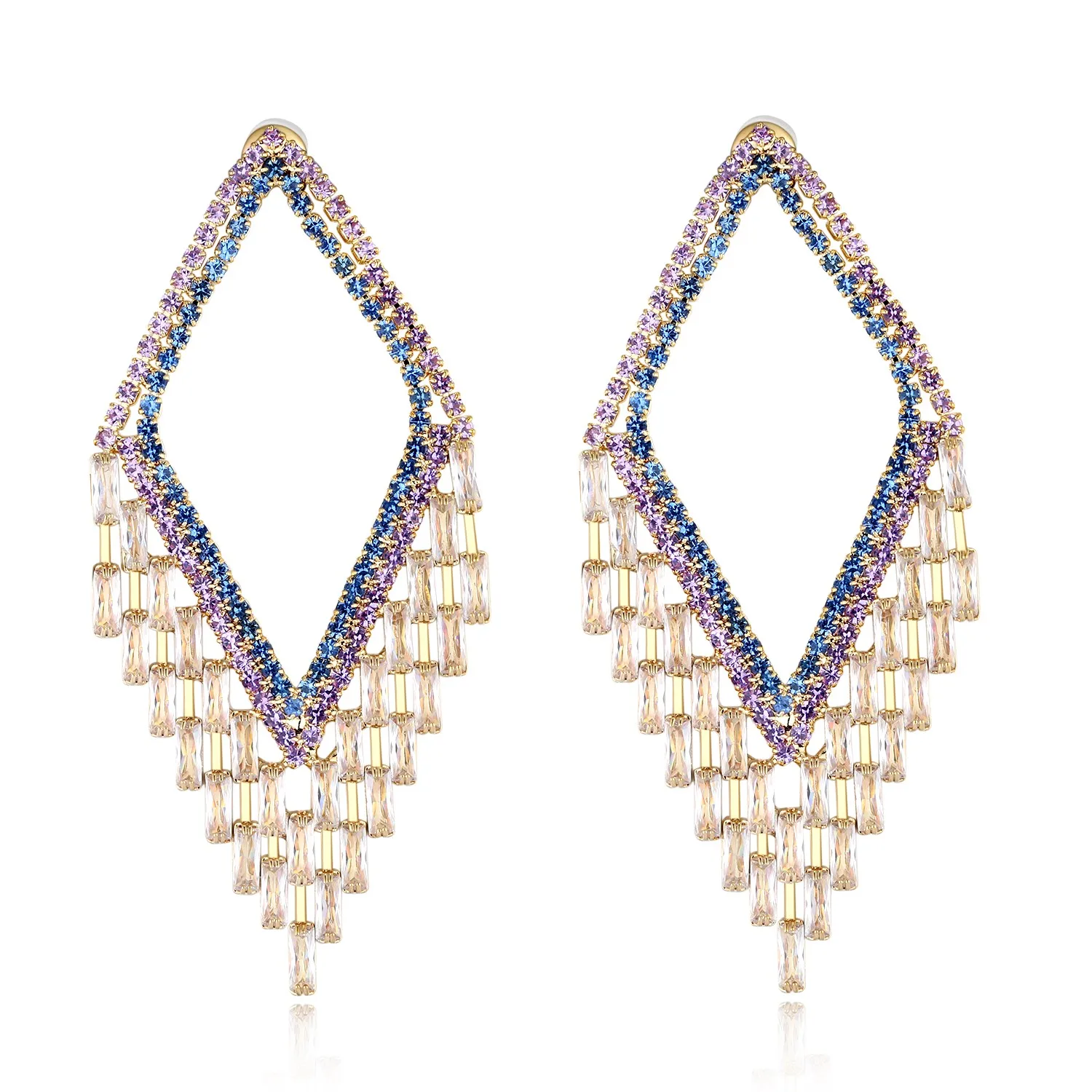 

Women earrings,Fashion Jewelry, Trendy Tessel Statement Earrings Free Shipping