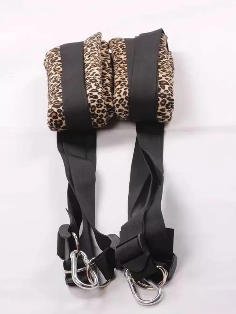 Men and Women Fun Straps Couple Bed Binding Straps Adult Swing Adjustable Neck and Leg Loop Sexs Toys for Woman Adults