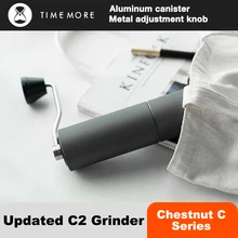 

TIMEMORE Chestnut C2 Upgrade Manual Coffee Grinder Portable High Quality Hand Grinder Mill With Double Bearing Positioning
