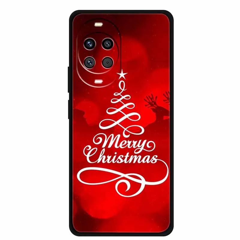 Festive Cartoon Christmas Soft TPU Phone Case - Fun & Durable Bumper Cover