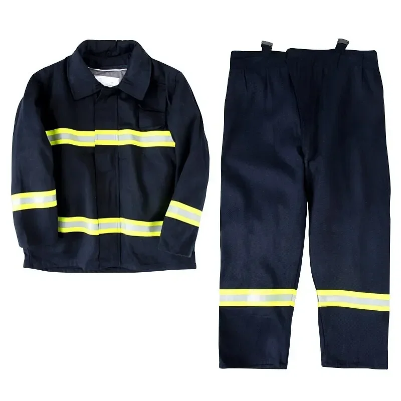 02 Firefighting Clothing Firefighting Protective Clothing Combat Mini Fire Station Flame-Retardant 5Pcs Set