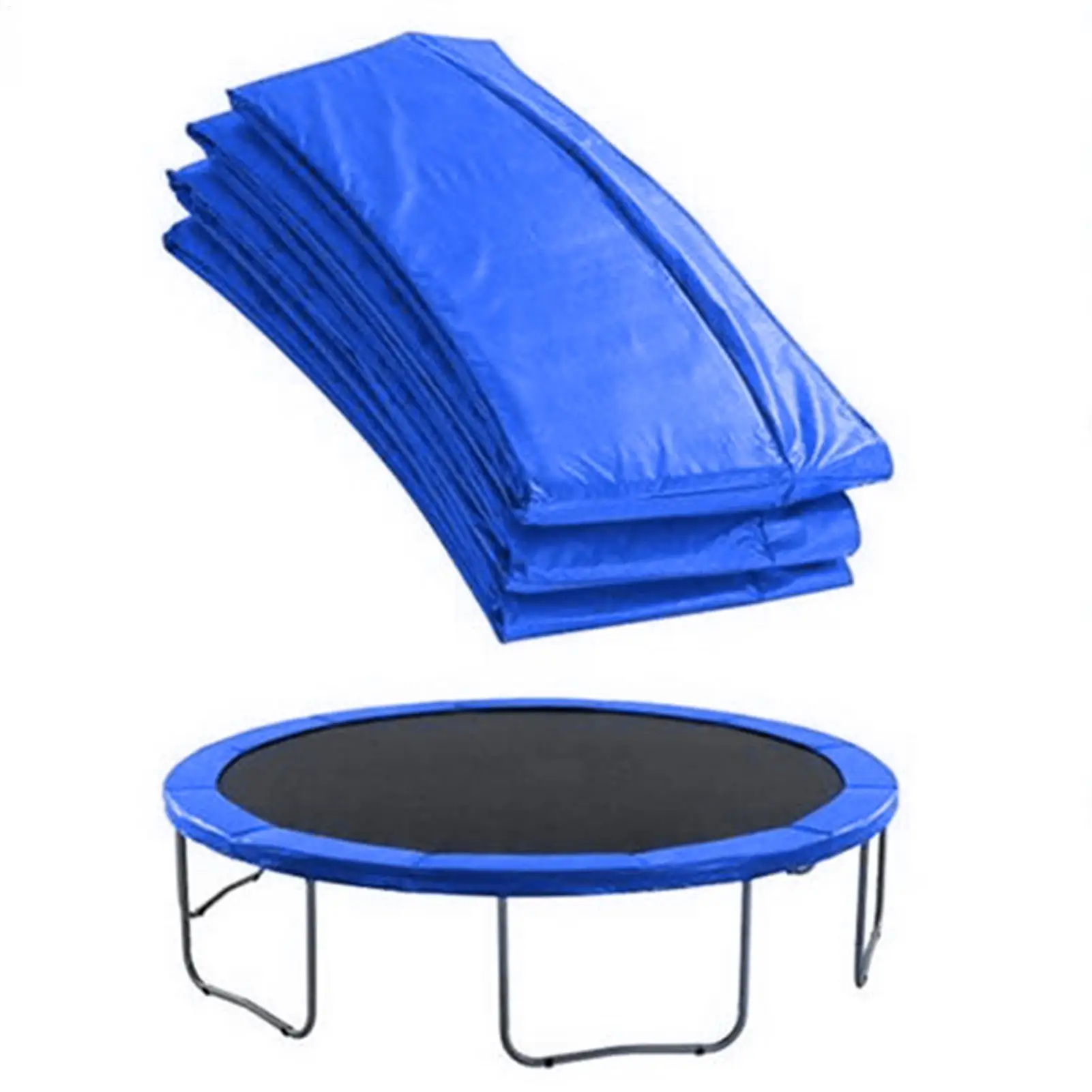 8/10 Feet Trampoline Protection Mat Trampoline Safety Pad Round Spring Water-Resistant Protective Cover Home Sport Accessories