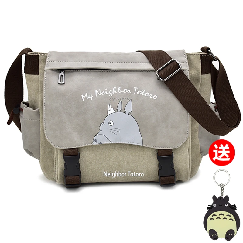 

Totoro Youth Canvas Stitching Crossbody Bags Canvas Bag Shoulder Bag Bag
