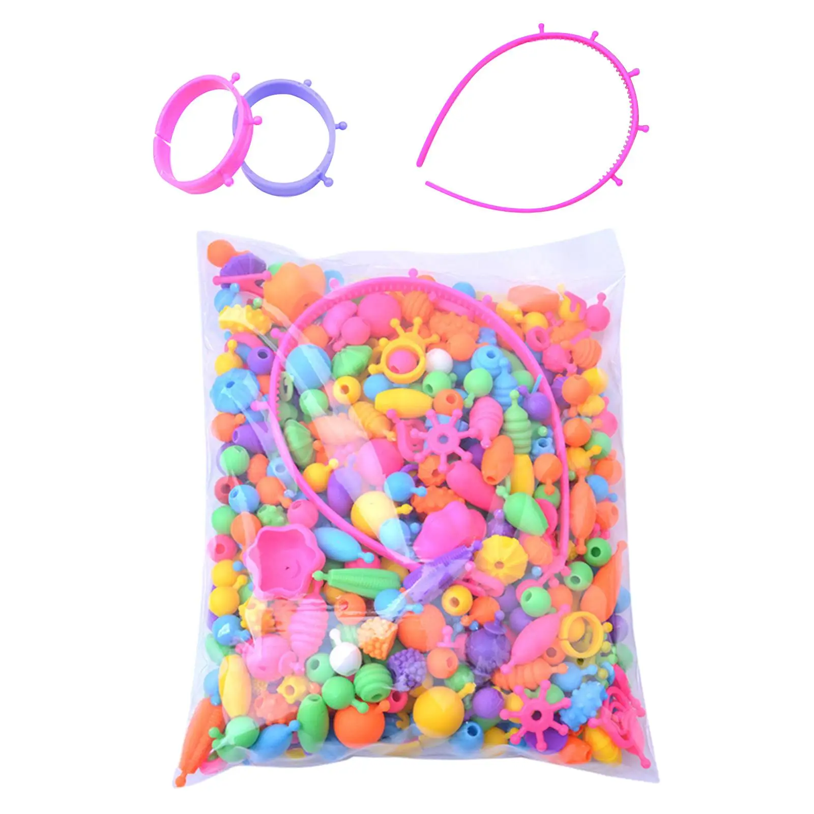 Beads for Kids DIY Jewelry Making Crafts Supplies for Bracelet Birthday Gift