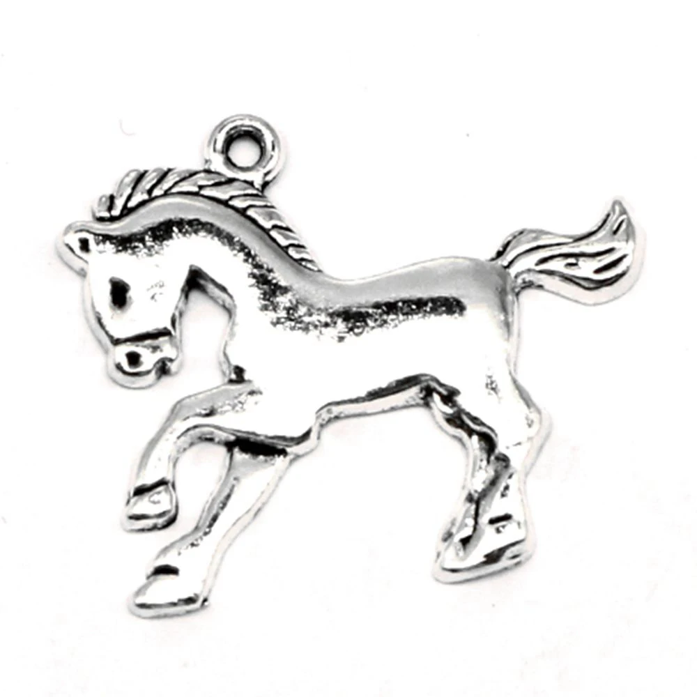 

10 pieces 25x27mm horse charms Jewelry making best gift