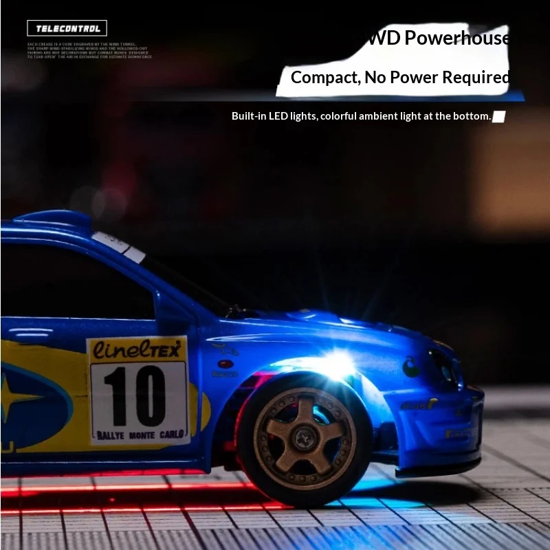 Mini Drift RC 1/43 4WD Voiture Télécommandée - Mazda/Subaru