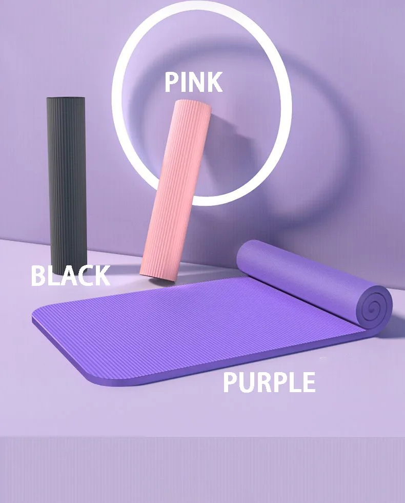 Yoga Mat with A Thickness of 20mm Anti Slip Pilates Fitness Mat Environmentally Friendly Tear Resistant WOMEN'S Yoga Mat S86b1d6650f464b6d97fca91ecb34648an