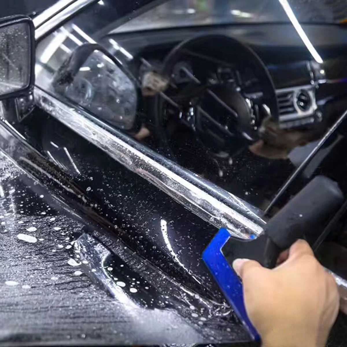 BLUEMAX Gummi Rakel Ersatz Klinge Für Schnee Schaufel Griff Fenster Tönung Wasser Trocknen Werkzeug Auto Vinyl Verpackung Schaber Klinge B02T – Detail 11