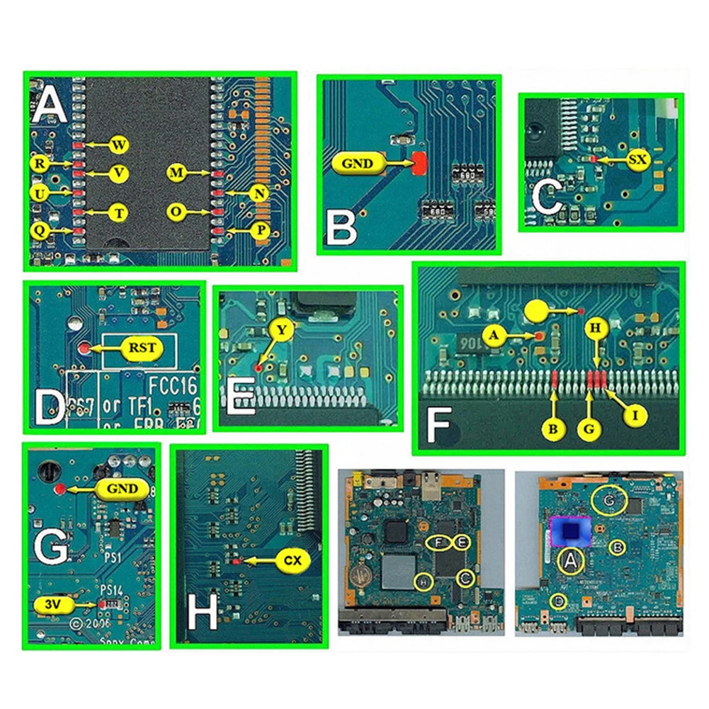 MODBO 5.0 PS2 Modchip  б ϵ ̺  ܼ  Ĩ, PS2 ȣƮ Ĩ 5.0 Ĩ, 5-1 