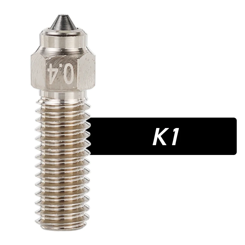 Mellow DLC Wear Resistant Hardened Steel & Copper Bimetal Nozzle