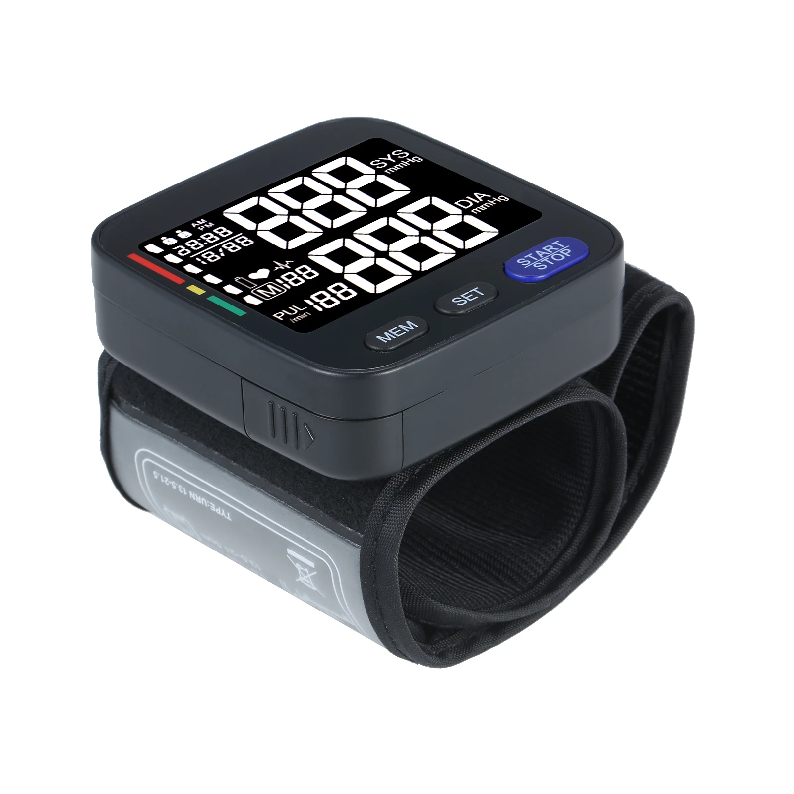 Automatic Wrist Blood Pressure Monitor Digital Blood Pressure Meter